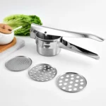 Stainless Steel Potato Press Manual Juicer Vegetable And Fruit Squeezer - Image 2