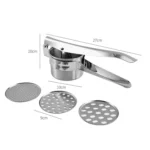 Stainless Steel Potato Press Manual Juicer Vegetable And Fruit Squeezer - Image 3