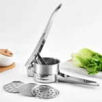 Stainless Steel Potato Press Manual Juicer Vegetable And Fruit Squeezer - Image 6
