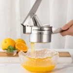 Stainless Steel Potato Press Manual Juicer Vegetable And Fruit Squeezer - Image 7