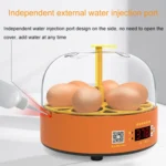 6-Eggs Small Household Experimental Children Smart Chicken Incubators - Image 4