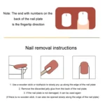 24pcs/box Handmade Nail Glitter Nail Jelly Glue Finished Patch - Image 6