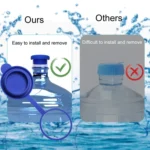 5pcs Household Bottled Water Bucket Lid Pure Water Seal Dustproof Cover - Image 4