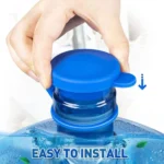 5pcs Household Bottled Water Bucket Lid Pure Water Seal Dustproof Cover - Image 5