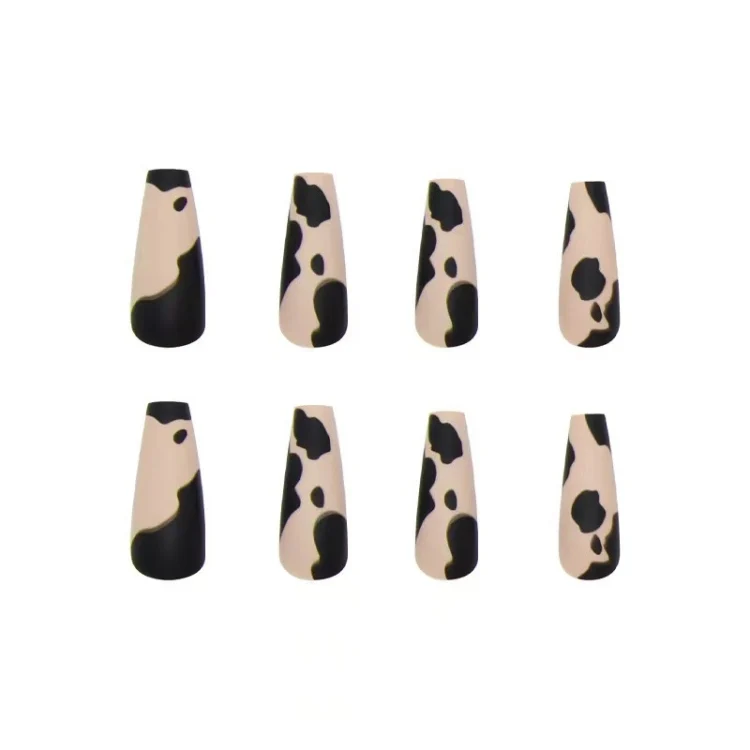 TBD06045170_B3.webp 24pcs/box Frosted Leopard Finished Ballet Manicure Patches - Image 4