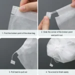 Portable Thickened Non-Woven Anti-Yellowing And Sunscreen Shoe Bag Shoe Storage Bag - Image 13