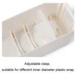 Wall-mounted Magnetic Cling Film Kitchen Paper Storage Cutter - Image 4