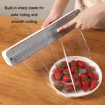 Wall-mounted Magnetic Cling Film Kitchen Paper Storage Cutter - Image 8