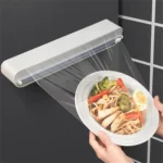 Wall-mounted Magnetic Cling Film Kitchen Paper Storage Cutter - Image 9