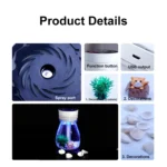 FH-068 Mini USB Car Home Colorful Light Bottle Micro Landscape Humidifier - Image 3