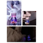 FH-068 Mini USB Car Home Colorful Light Bottle Micro Landscape Humidifier - Image 5