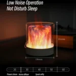 Colorful Light Flame Aromatherapy Humidifier Home Ambient Light Desktop Fragrance Diffuser - Image 3