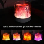 Colorful Light Flame Aromatherapy Humidifier Home Ambient Light Desktop Fragrance Diffuser - Image 4