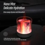 Colorful Light Flame Aromatherapy Humidifier Home Ambient Light Desktop Fragrance Diffuser - Image 5