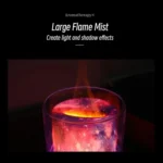Colorful Light Flame Aromatherapy Humidifier Home Ambient Light Desktop Fragrance Diffuser - Image 7