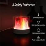 Colorful Light Flame Aromatherapy Humidifier Home Ambient Light Desktop Fragrance Diffuser - Image 9