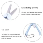 Portable Retractable Folding Scissors Mini Multifunctional Cutting Tools - Image 2