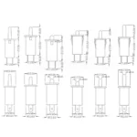 3pcs Refrigerator Door Light Switch Wardrobe Door Self-reset Switch - Image 3