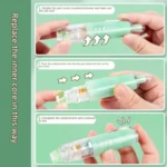 Push-Dry Quick Glue Stick Correction Tape Double Sided Adhesive For Handmade Handbook - Image 11