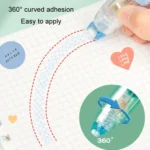 Push-Dry Quick Glue Stick Correction Tape Double Sided Adhesive For Handmade Handbook - Image 7