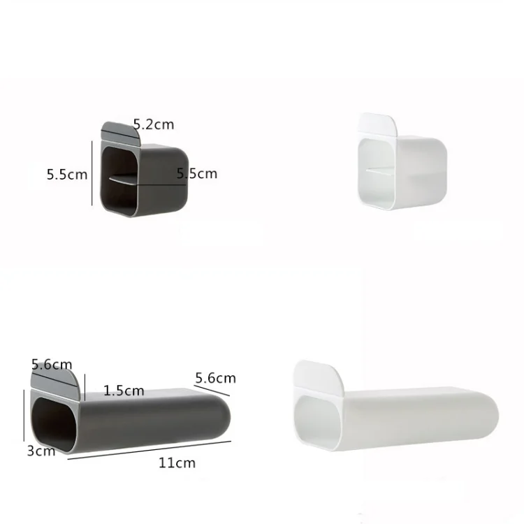 TBD06045256_B1.webp Desktop Computer Monitor Auxiliary Pen Holder Desk Adhesive Storage Box - Image 2