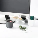 Desktop Computer Monitor Auxiliary Pen Holder Desk Adhesive Storage Box - Image 6