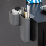 Desktop Computer Monitor Auxiliary Pen Holder Desk Adhesive Storage Box - Image 7
