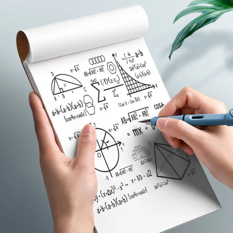 TBD06045264_B8.webp 100 Pages /Book Thickened Glue Binding Draft Book Students Multipurpose Blank Sketch Paper - Image 9