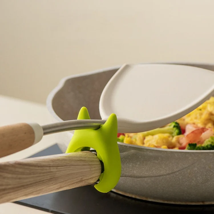 TBD06045270_B8.webp 5pcs Kitchen Multifunctional Spatula Holder Household Spill Resistant Spoon Tray - Image 9