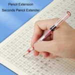 20pcs /Bag Transparent Pen Caps Pencil Sleeves Protective Pencil Tip Cap - Image 4