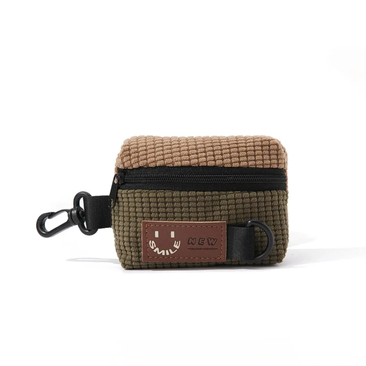 TBD06045284.webp Corduroy Outdoor Cycling Hanging Bag Earphone Portable Storage Sports Bag Universal Bag Hanger - Image 1