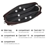 WEIXIER W125 Men Clutch Bag Password Zipper Business Phone Case - Image 3