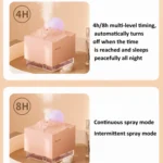 Moon Meteorite Mini Humidifier With Colorful Night Light - Image 4