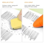 10pcs Big Fruit Eraser Student Traceless Art Cartoon Creative Eraser - Image 4