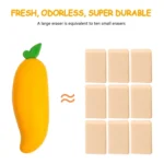 10pcs Big Fruit Eraser Student Traceless Art Cartoon Creative Eraser - Image 5