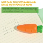 10pcs Big Fruit Eraser Student Traceless Art Cartoon Creative Eraser - Image 6