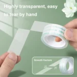 Deli Small High Viscosity Office Transparent Tape Student Stationery Tape - Image 4