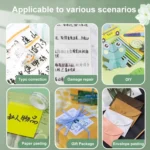 Deli Small High Viscosity Office Transparent Tape Student Stationery Tape - Image 6