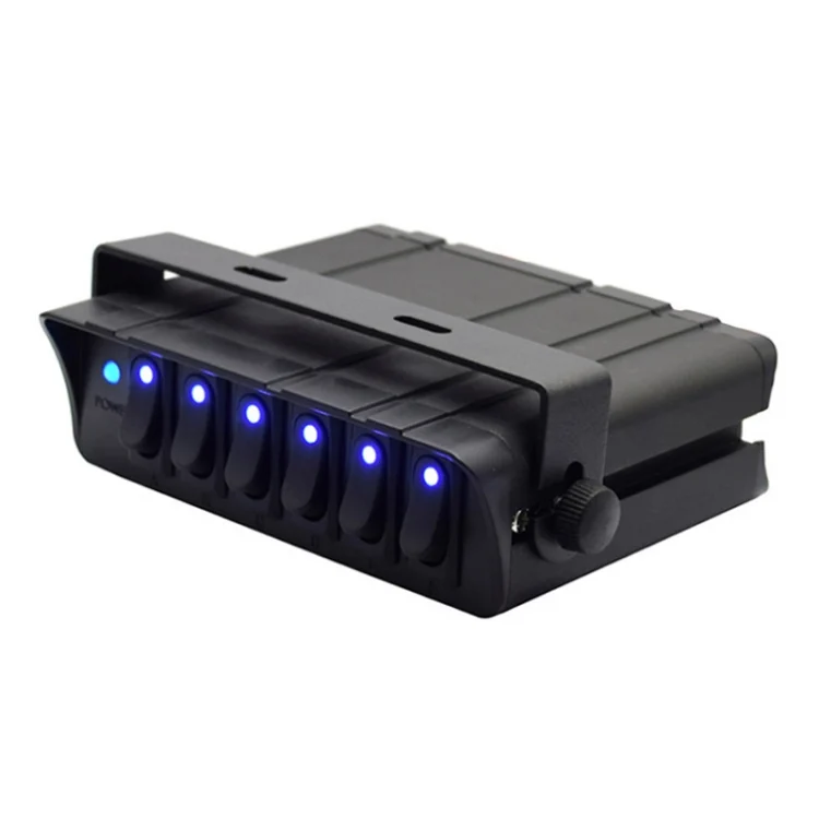 12V Ship Car 6-digit 3PIN Switch Panel Control System With Wiring