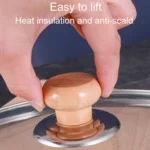 4pcs Household Cap Carrying Handle Kitchen Single Hole Pot Buttons Top Beads Pot Lid Accessories - Image 5