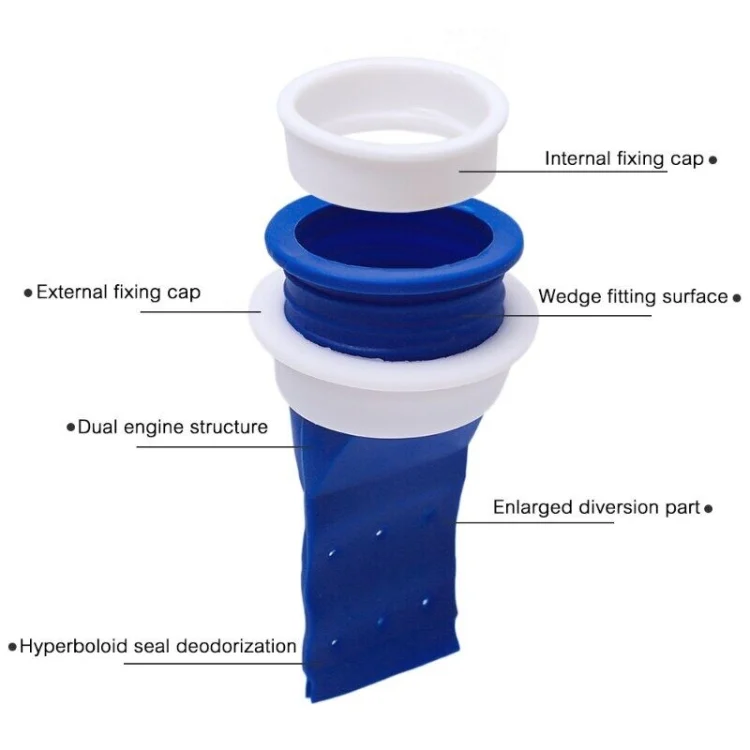 TBD06045458_B6.webp 5pcs Silicone Floor Drain Plug Anti-Backflow Anti-odor Inner Core for Toilet Pipes Bathroom - Image 7