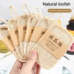 Natural Loofah Dishwashing Brush Dishwashing Tool Loofah Rag Brush - Image 3