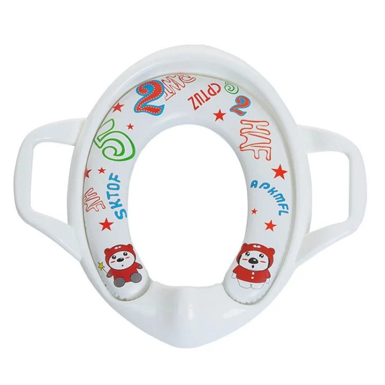Children Toilet Seat Baby Extra Large Toilet Cover Soft Cushion Auxiliary Seat Loop