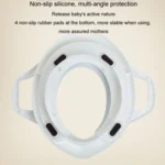 Children Toilet Seat Baby Extra Large Toilet Cover Soft Cushion Auxiliary Seat Loop - Image 4