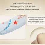 Children Toilet Seat Baby Extra Large Toilet Cover Soft Cushion Auxiliary Seat Loop - Image 8