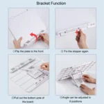 Children Reading Rack Flip Book Reading Stand Multi-functional Adjustable Student Bookshelf - Image 13