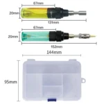 13pcs /Set Pen Type 3 In 1 Gas Soldering Iron Multi-function Gas Soldering Iron Set - Image 3