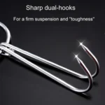 Stainless Steel Double Ring Duck Cooker Hanger Outdoor Barbecue Hanging Hook Stand - Image 4