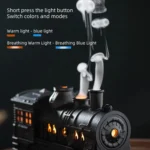 300ml Small Train Essential Oil Diffuser Humidifier With Remote Control - Image 4