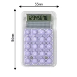 Small Silent Simple Calculator Mini Candy Dormitory Student Office Exam Tool - Image 3